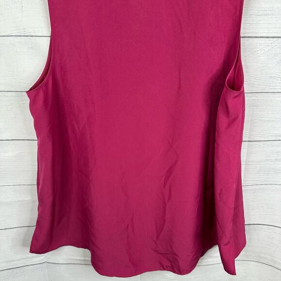 Soft Surroundings Womens size 1X Satin Tank Blouse Magenta 5DZ32 - Picture 6 of 8